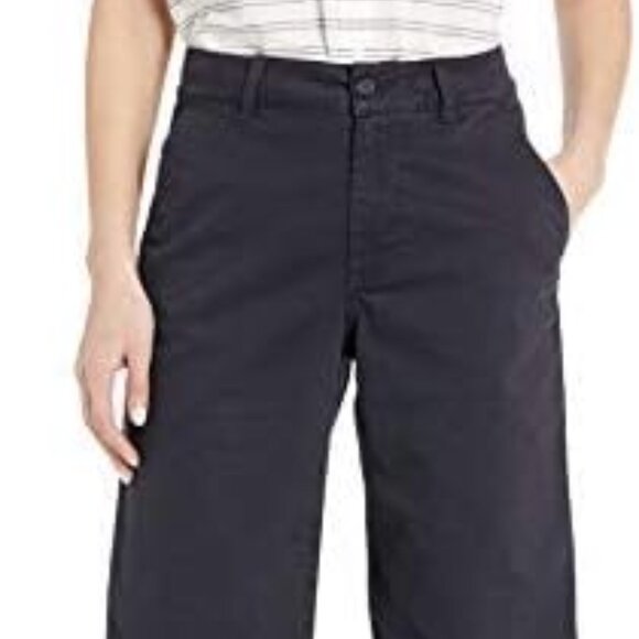 Daily Ritual Women's Washed Chino Wide Leg Pant – NWT DARK BLUE - Picture 2 of 8